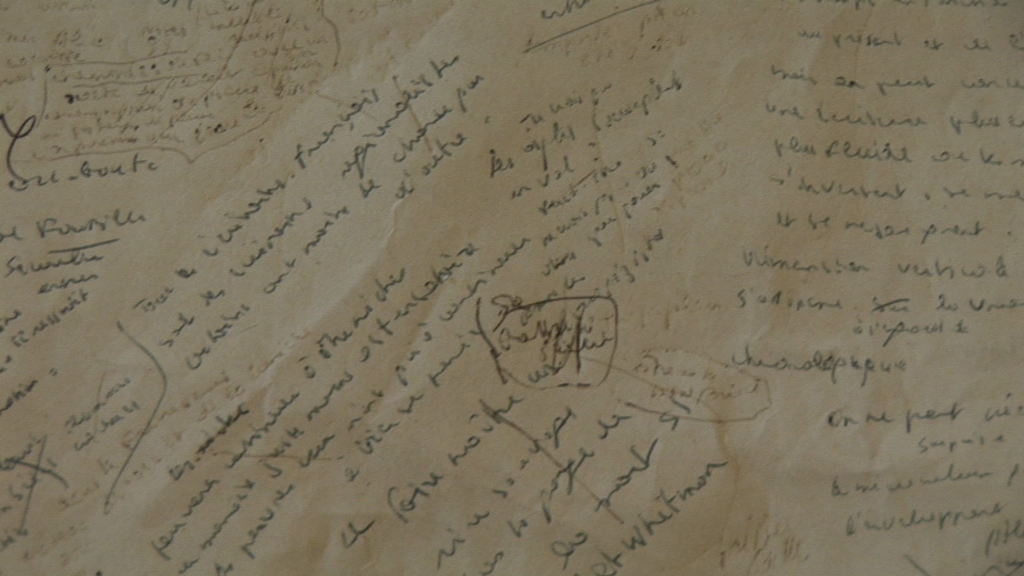 Manuscrit de Fée d'hiver d'André Bucher
